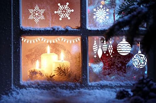 Christmas Stencils for Crafts Reusable 3" Small Holiday Stencils - style: Christmas 3"/50p
