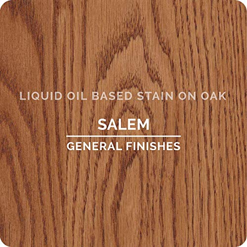 General Finishes Oil Based Penetrating Wood Stain, 1/2 Pint, Salem - color: Salem, size: 1 Half-Pint