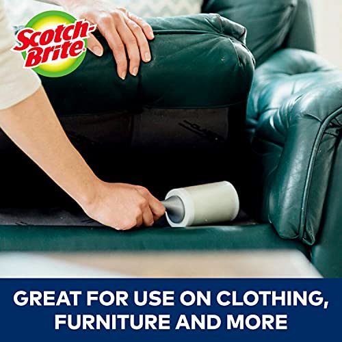 Scotch-Brite 50% Stickier Lint Roller, 288 Sheets Total, 6 Pack - size: 6 Rollers (288 Sheets)