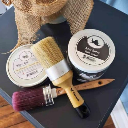 Colorantic | Clear Beeswax Furniture Polish | Chalk Based Paint Wax | Wood Waxes Cutting Board (4 oz, Clear Natural) - color: Bee Natural Wax, size: 4 Ounce (Pack of 1)