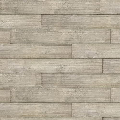 Real Wood Wall Planks-5" White Shiplap Panel Peel and Stick 10Pack 12.5SqFt - color: Low-key rustic style