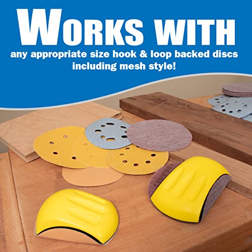 5 Inch Sanding Mouse Hook and Loop Sanding Block for use with Sanding Discs - size: 5" Sanding Mouse, style: 5" Sanding Mouse