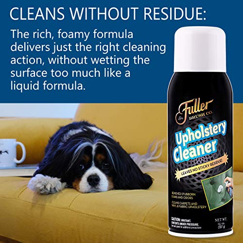 Fuller Brush Upholstery Cleaner – Foaming Multi-Surface Spray for Fabric, Carpet, Vinyl & Car Seats – Removes Stains & Odors Without Residue – Restores & Refreshes – 22 oz (Pack of 1) - size: 14 Ounce (Pack of 1)