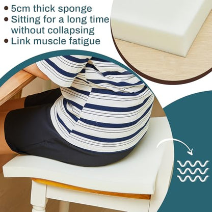Frienda 2 Pack 2" x 24" x 24" Upholstery High Density Foam Square White - color: White, size: 2" X 24" X 24", style: Square