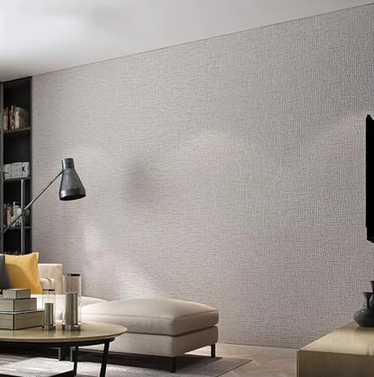 yaretzy Grasscloth Peel and Stick Wallpaper Khaki Linen Textured Removable Self Adhesive 3D Contact Paper Modern Wallpaper for Bedroom Living Room 118"x20.8"