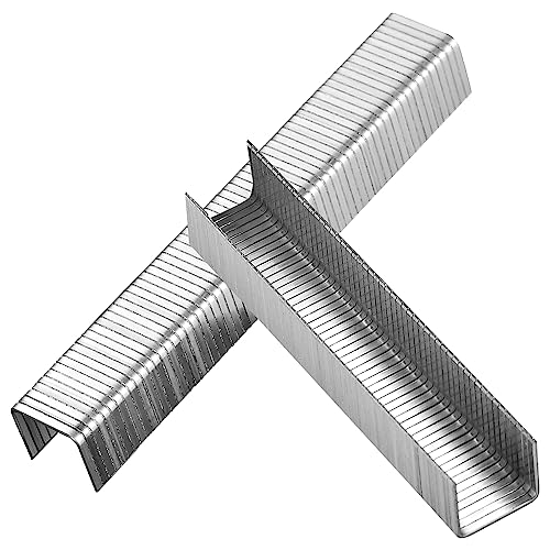 meite J10 Series Upholstery Staples-20 Gauge 7/16-Inch Crown Galvanized Staples 3/8-Inch Length for 1013J Staple Gun for Carpet, Woodworking (5,000 Pcs) - size: 3/8" Length, style: 1 Box