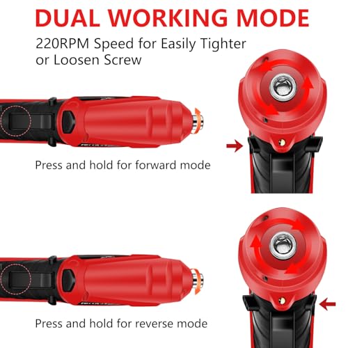 JENABOM 3.6V Cordless Electric Screwdriver Set, Home Tool Set