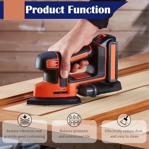 2 PCS Mouse Detail Sanding Interface Pads 5 Holes
