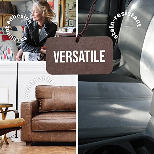 Premium Self Adhesive Leather Patch for Couch, Car Seat – Black 8in×4in - color: A Black Leather, size: 8in x 4in
