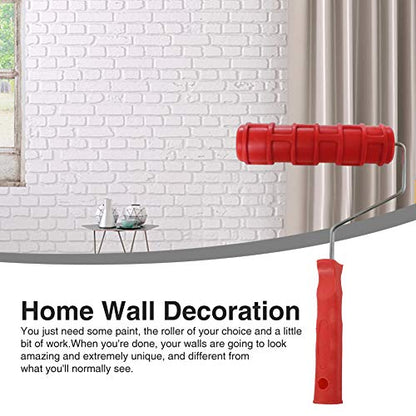 7'' Texture Roller, Classic Brick Pattern Embossed Paint Roller