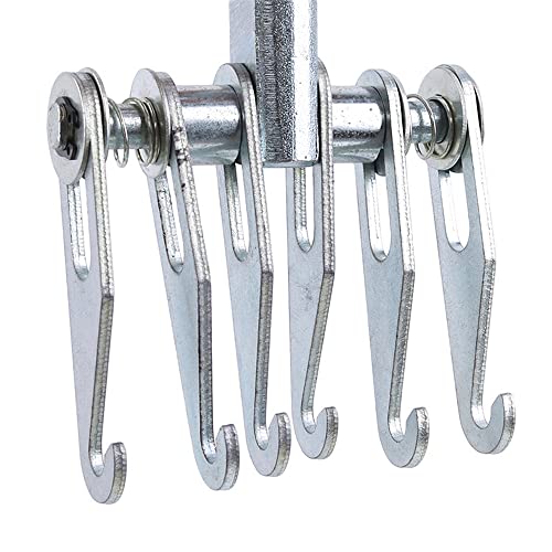 6 Finger Metal Claw Dent Puller Tool, Heavy Duty 6-Claw Hook Auto Body Dent Repair Puller Adjustable M16 Thread Pulling Claw Paw for Slide Hammer Attachment Car Sheet Metal Repair - color: B-Claw
