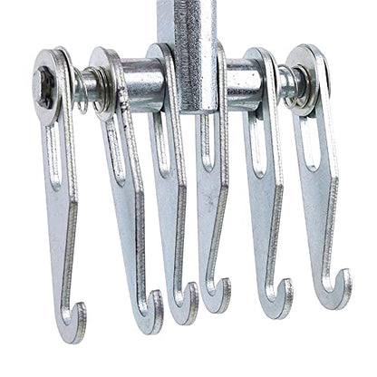 6 Finger Metal Claw Dent Puller Tool, Heavy Duty 6-Claw Hook Auto Body Dent Repair Puller Adjustable M16 Thread Pulling Claw Paw for Slide Hammer Attachment Car Sheet Metal Repair - color: B-Claw