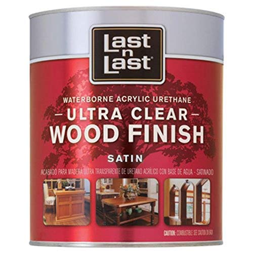 3775 Last N Last Wood Finish Acrylic Satin Clear, 1 Quart