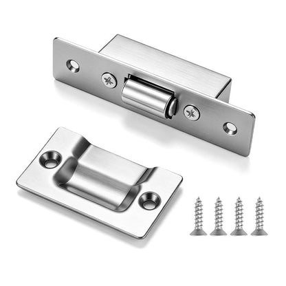 Roller Catch, Cabinet Door Buffer Closing Accessories,Silver - color: Silver