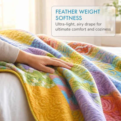 Fairfield Poly-Fil Quilt Batting Roll, 48” x 60 Yards, Lightweight Polyester, White, Washable