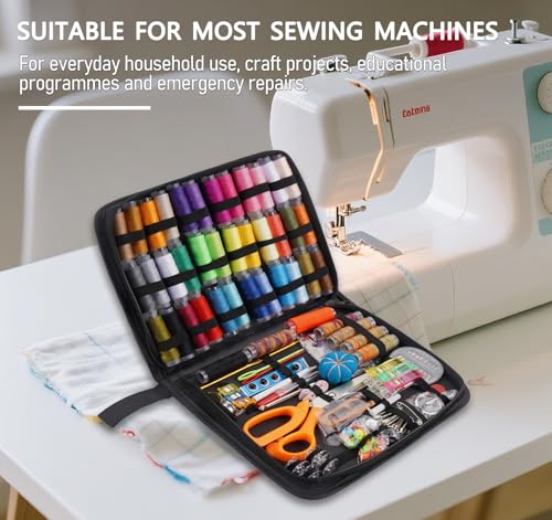 StiVerse 189 Pcs Sewing Kit for Adults, Beginners, 43 Color - color: 43 Color