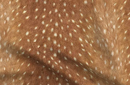 Spoonflower Fabric Faux Deer Hide Fawn Spots on Upholstery Velvet - size: Fat Quarter