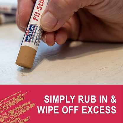 Mohawk Fil-Stik, Wax Putty Stick for Wood Repair, Deep Mahogany, M230-0115, 1 Count