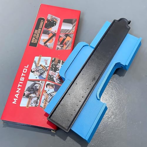 10" Contour Gauge (10 Inch Lock) Profile Tool-Adjustable Lock -Precisely Copy Irregular Shape, Must Have & Best Buy !
