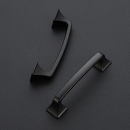 30 Pack Kitchen Cabinet Handles 3-3/4 Inch Hole Center Black Cabinet Pulls - color: Matte Black, size: 3-3/4 Inch Hole Centers
