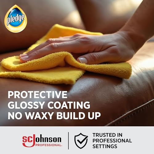 SC Johnson Professional Pledge Enhancing Polish Spray, Lemon scent, 12 Pack