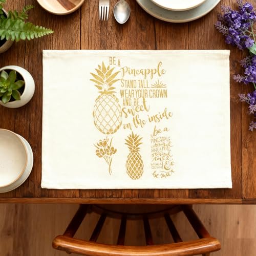 TIAMECH A4 Reusable Pineapple Stencil for Painting - style: Pineapple