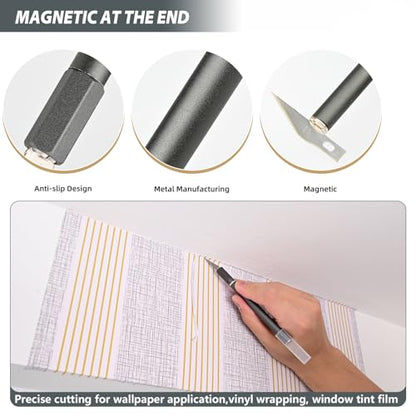 EHDIS Wallpaper Smoothing Tool Kit for Applying Peel and Stick Wallpaper