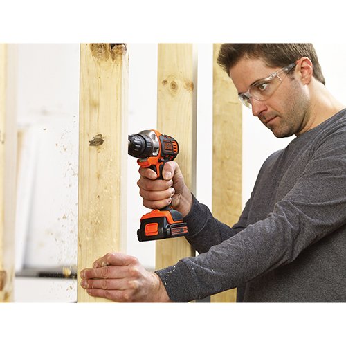 BLACK+DECKER 20V MAX Matrix Cordless Drill/Driver with Tool Tote Bag, Wide-Mouth (BDCDMT120C & BDCMTSB)
