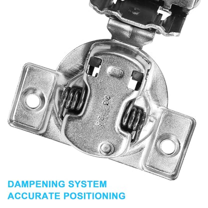 1-1/4 Inch Overlay Soft Close Cabinet Hinges, 30 Pack Slow Soft Close Hinges for Kitchen Cabinets Satin Nickel Hidden Self Closing Kitchen Cabinet Hinges for Cupboard - size: 1-1/4 inch Overlay