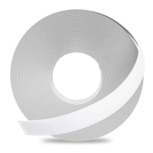 GSCIT Club White Edge Banding, 1 inch x 500ft Melamine Edge Banding with Hot Melt Adhesive Pre-glued Cabinet Edge Banding Flexible White Veneer Edging for Plywood Furniture Table - color: White, size: 1"x 500ft
