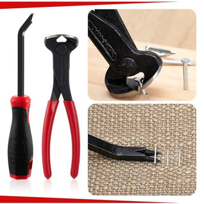 WILLBOND 3 Pcs Heavy Duty Upholstery Staple Remover Tools Set