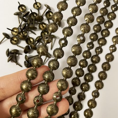 5Meters Upholstery Tacks Strips/Decorative Nail Trims(9.5mm Antique) - color: 9.5mm Antique