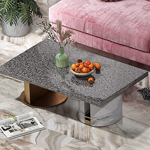 Livelynine Dark Granite Contact Paper for Countertops Peel and Stick Countertop Covers Waterproof Granite Countertop Wallpaper for Bathroom Kitchen Counter Top Laminant Charcoal Gray 15.8"X78.8" - size: 15.8" x 78.8"
