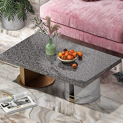 Livelynine 24 X 394 Kitchen Contact Paper Countertop Vinyl Wrap Waterproof Peel and Stick Countertops Self Adhesive Dark Granite Counter Covers Renter Friendly Wallpaper Bathroom Table Top Makeover - size: 24" x 394"
