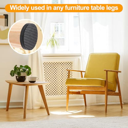 CHUNZEXI 48 Pack 1 Inch Non Slip Furniture Pads, Round Self Adhesive Rubber - size: 1 inch 48 Round