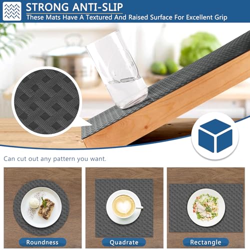 Self Adhesive Shelf Liner, 11.8" x 78.7" Contact Paper for Cabinets Drawers - color: Silver Gray, size: 11.8"W x 78.7"L
