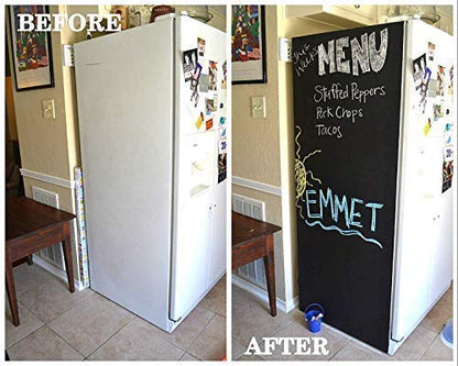 Chalkboard Blackboard Paint - Matte Finish [Black] - (8.5oz Cover 32 sf) - color: Black, style: 8.5oz Metal Can