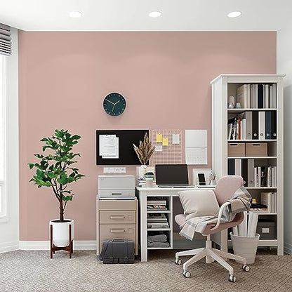 Glidden Total Interior Wall Paint & Primer All-in-One, Velveteen Crush/Pink, Flat, 1 Gallon - color: Velveteen Crush, size: 128 Fl Oz (Pack of 1)