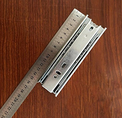 6 inch Length Full Extension Drawer Slides Telescopic Ball Bearing Slide Rail for Furniture 1 Pair (Pack of 2) - size: 6 Inch (Pack of 2)
