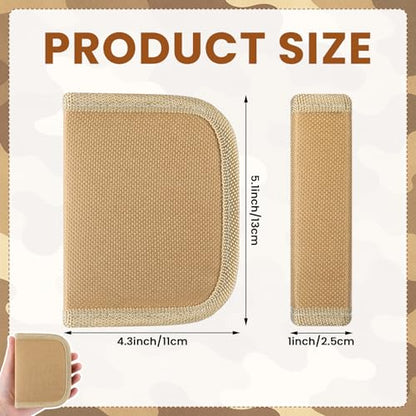 Suncalla 1 Pack Military Survival Sewing Kit Travel Emergency,Brown - color: Brown