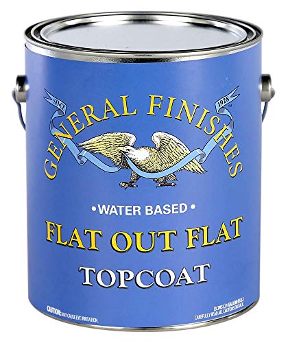 General Finishes Flat Out Flat Topcoat, Gallon - size: 128 Fl Oz (Pack of 1)