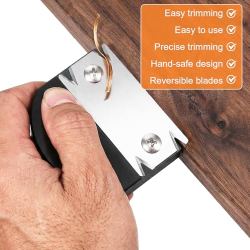 Stainless Steel Mini Edge Banding Trimmer with Replacement Blade