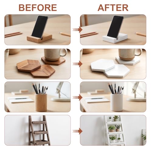 White Touch-Up Paint Pen for Wood,Furniture,Cabinets,Metal,6.35 Oz - color: White