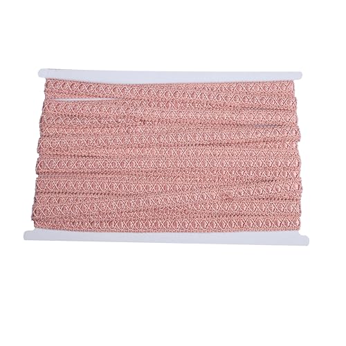 Gimp Braid Trim, 10 Yards 0.59 Inch Fabric Trim, Pink - color: Pink, size: 10yard