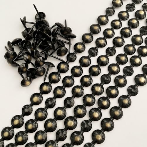 10Meters Upholstery Tacks Strips/Nailhead Trims(C:9.5mm Bronze) - color: Bronze, size: 9.5mm