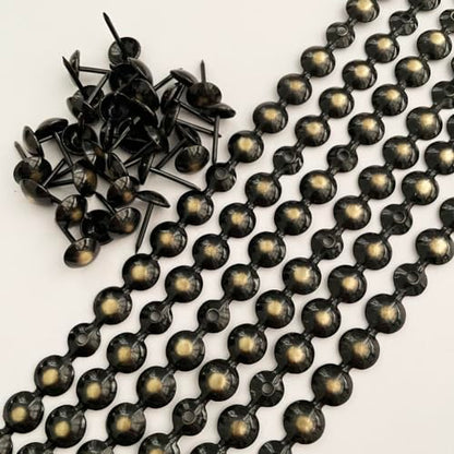10Meters Upholstery Tacks Strips/Nailhead Trims(C:9.5mm Bronze) - color: Bronze, size: 9.5mm