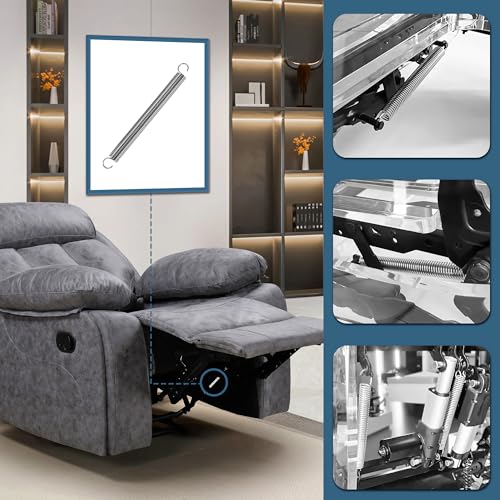 2 PCS 7 Inch Couch Recliner Sofa Chair Tension Springs | Short Neck - size: 7 Inch Short Neck
