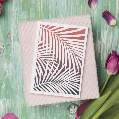 Stencils for Crafts Reusable Texture Stencils 12"x8" - style: Floral