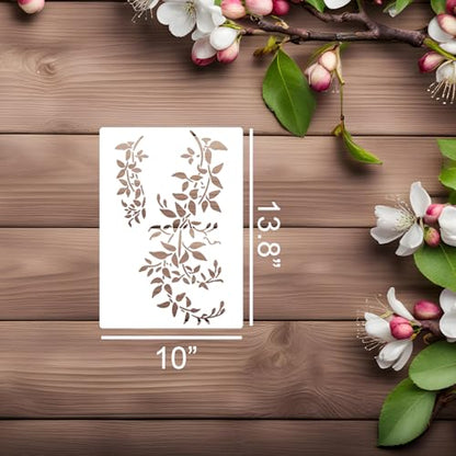 Large Flower Stencils 14" Vine Stencil - style: Vine