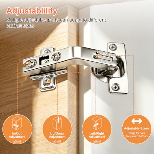 Probrico 135 Degree Open Caninet Hinges for Corner Folden Conbinet Door